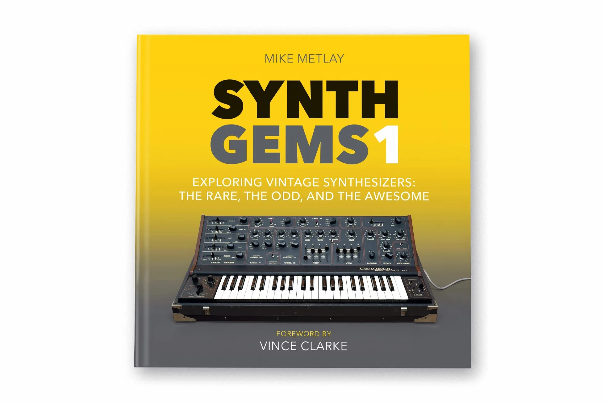 Bjooks Synth Gems 1 Libro con artículos de fondo y una historia cronológica de los instrumentos electrónicos desde 1970 hasta 2000